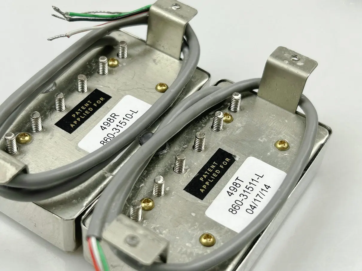 Guitar Pickups Alnico 5 498R 498T Humbucker Pickup Set Nickel Electric Guitar