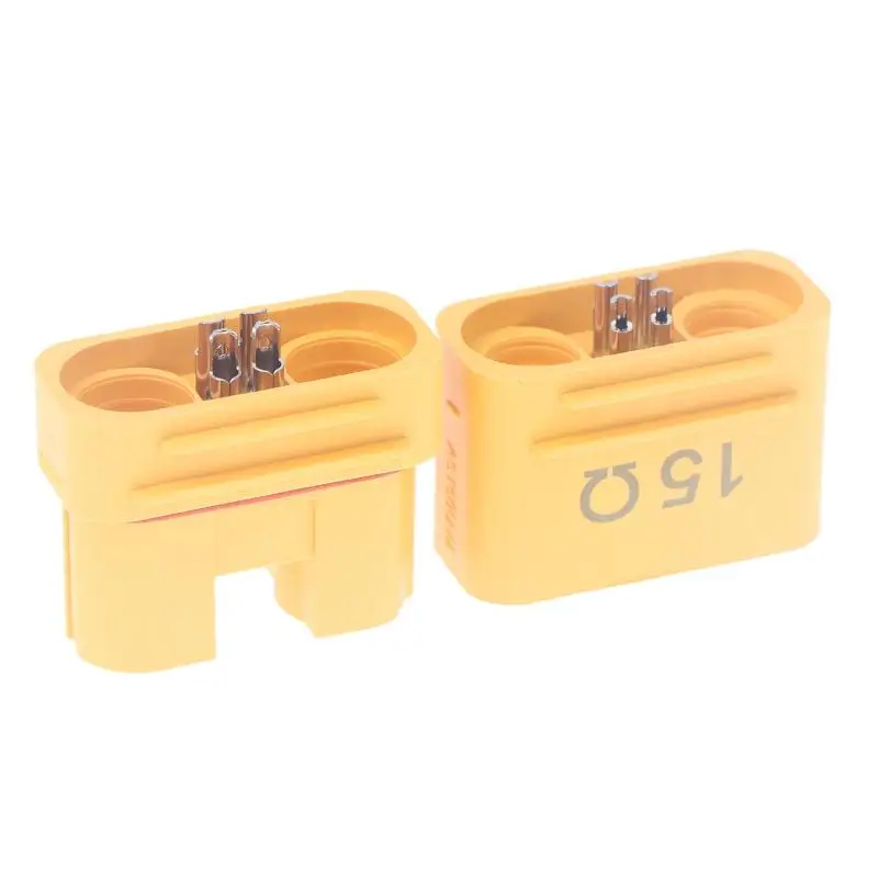 Conector de batería AS150U con pines de señal, macho/hembra para modelo de avión RC, conector impermeable para drones agrícolas