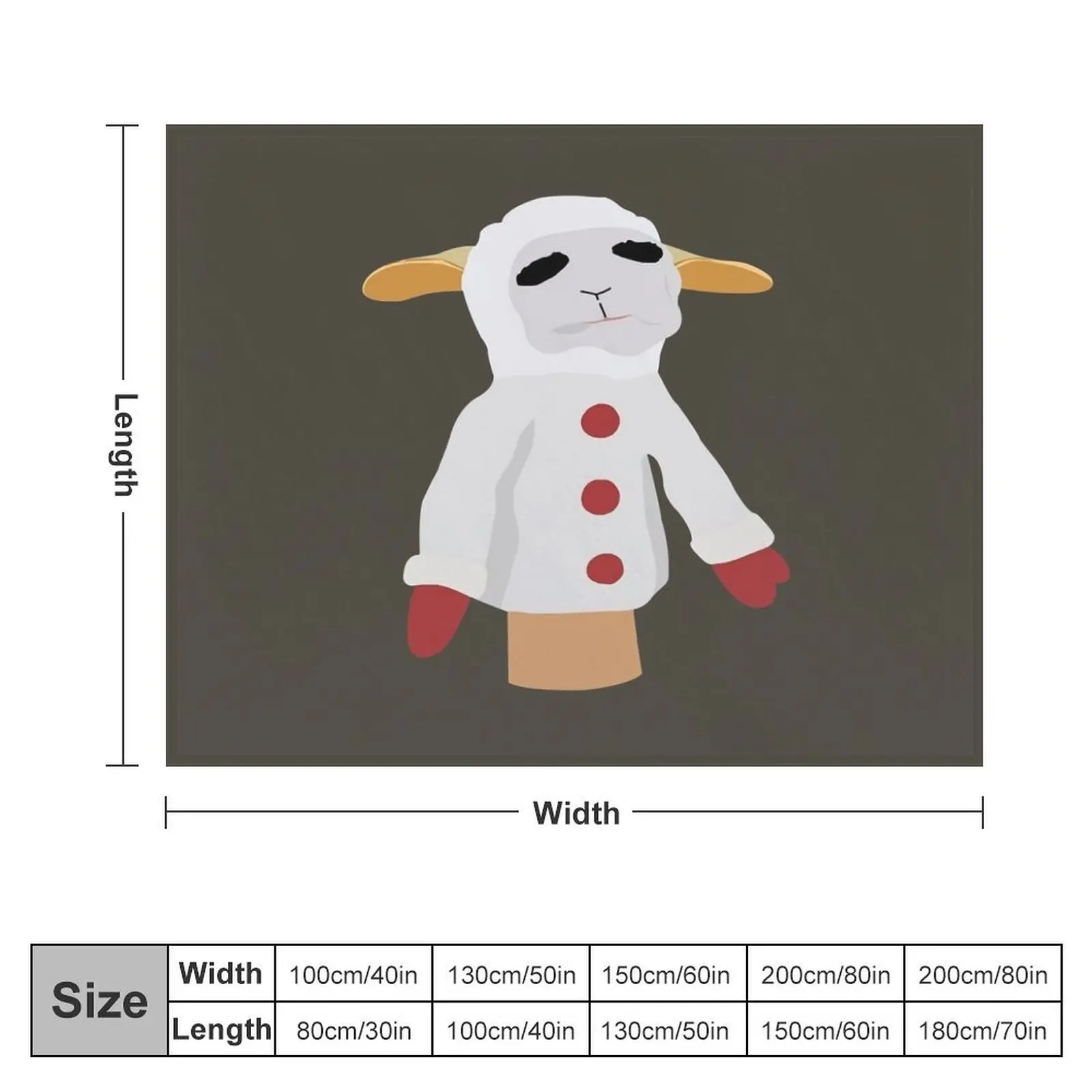 Lamb Chop, I Love This, Best, For You, Women Gift, Good Idea Throw Blanket Loose Thins valentine gift ideas Baby Blankets