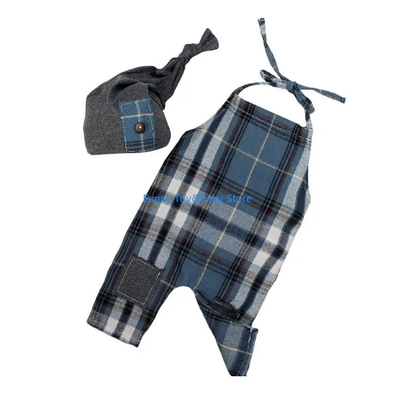 

C90B Стильные новорожденные мальчики фотосессия сетки сетки с защитной шляпой для хвоста