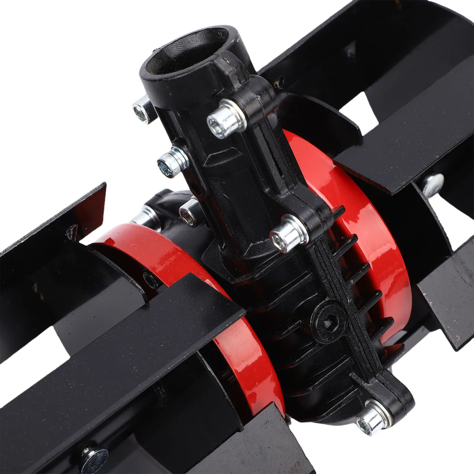 7 Zähne Universal-Mäher-Unkrautrad zum Lösen des Bodens, Gartenzubehör zum Lösen von Graben, 26 mm Rohr-Innendurchmesser