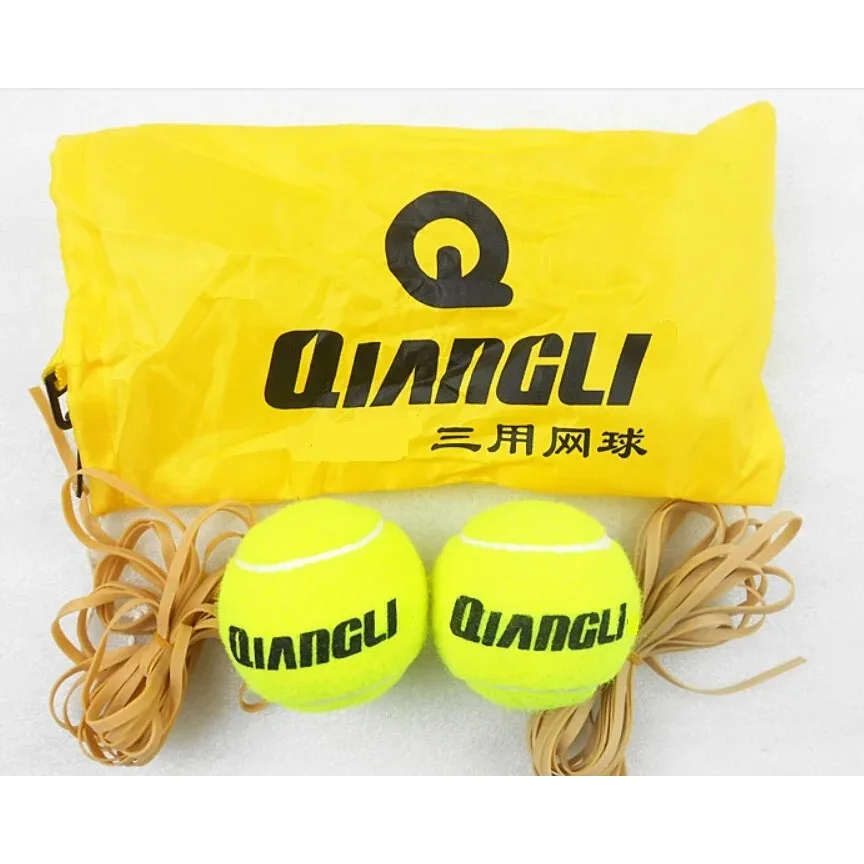 2pcs/set New Tennis Trainer Practice Single Training Balls Partner For Beginner With Carrying Case