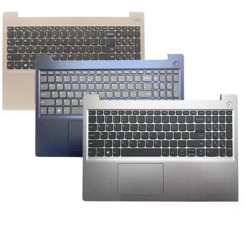 

Новая серебристая верхняя часть корпуса (палмрест) с клавиатурой для Lenovo IdeaPad 3 15IIL05 15IML05 15ADA05 15ITL05