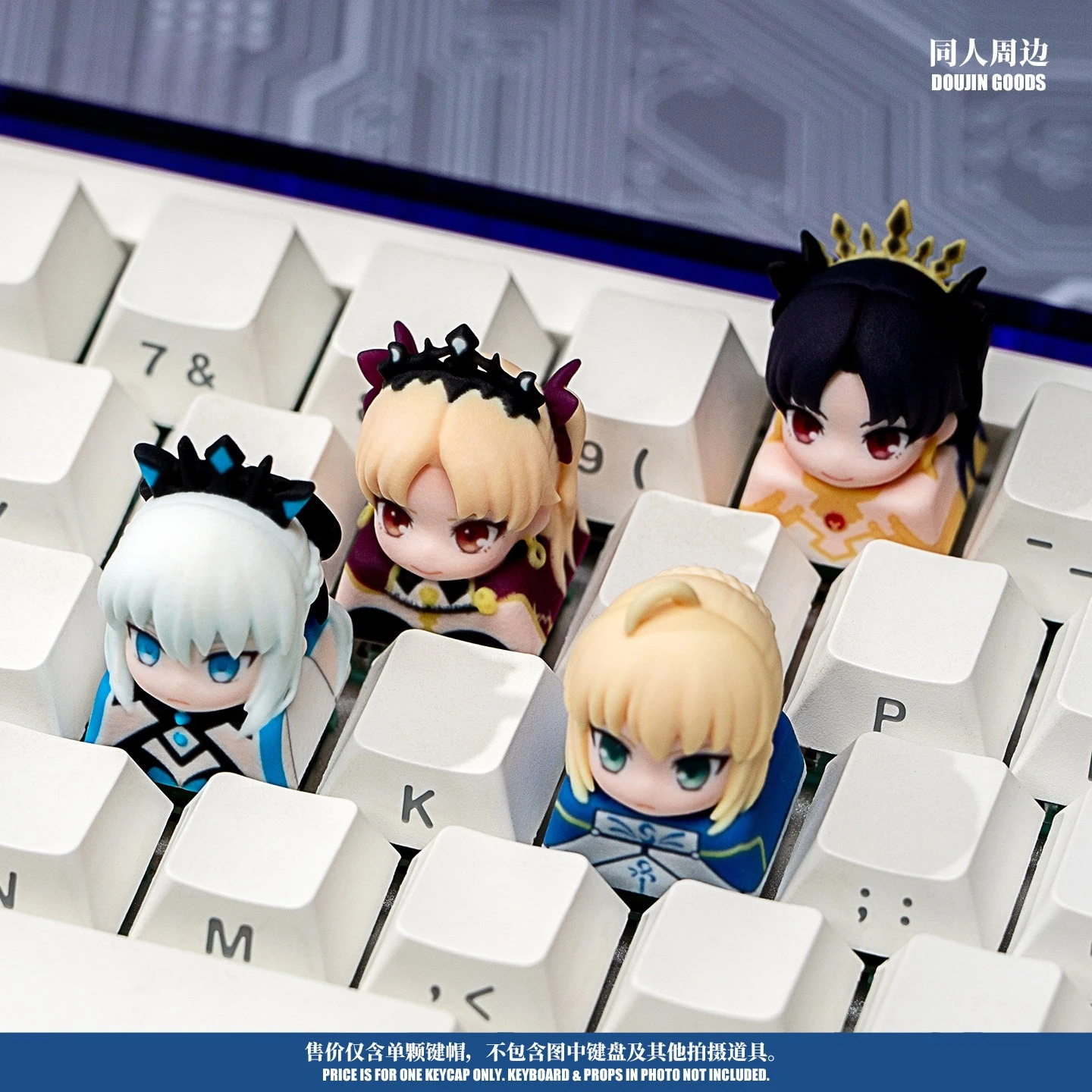 fate-grand-orderシリーズ-キーキャップ-レジン製-ゲーム周辺機器-セイバー-モーガン-エレシュキガル-イシュタル-キーキャップ-メカニカルキーボード-mxスイッチ