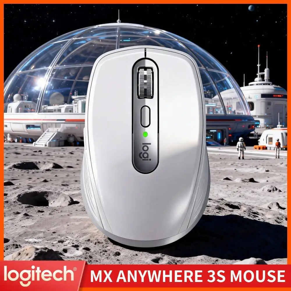 Logitech MX Anywhere 3S Rechargeable Mouse for Freelancers 70-Day Battery Life Office