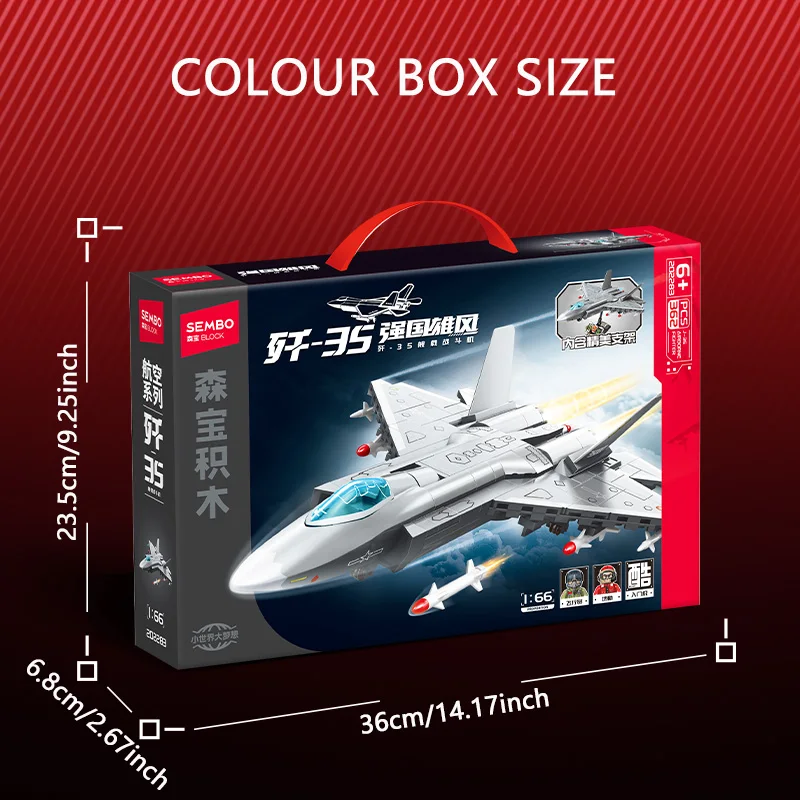 SEMBO BLOCK Militärflugzeuge Waffen Assemblage Bausteine MOC Kämpfer Modell Ziegel kit Spielzeug Kinder für Jungen Urlaub Geschenke