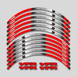 For Honda VFR750 VFR800 VFR1200 VFR1200F VFR 750 800 1200 1200F Motorcycle Accessories Wheels Hub Stickers Rim Reflective Stripe