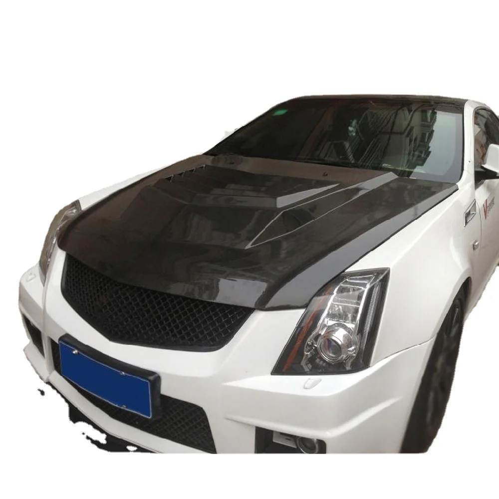 Top Selling CTS-V Engine Car Carbon Hood for Cadillac 2012Up