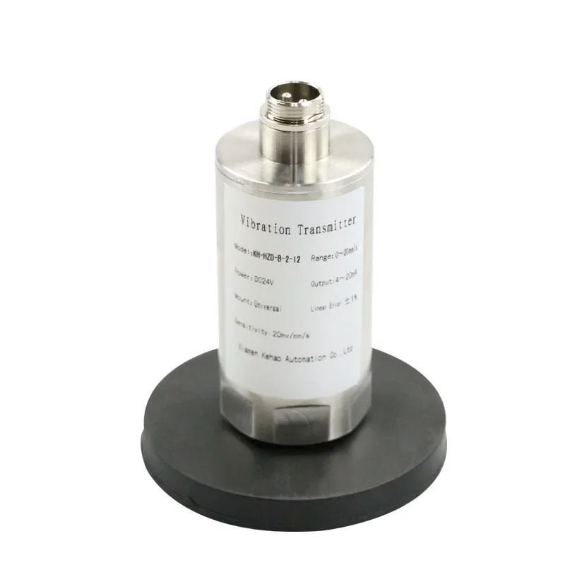 Integrated 2 wire 4-20ma 0-50mm/s DC24V vibration sensor transmitter and vibrators for automation of vibration sensor price
