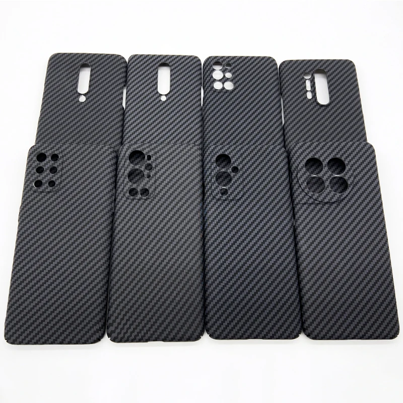 Carbon Fiber Texture Case For OnePlus 9 Pro Aramid Fiber Ultra-thin plastic cover For OnePlus 11 10 8 7 Pro ACE 8T 9R 9RT 8Pro