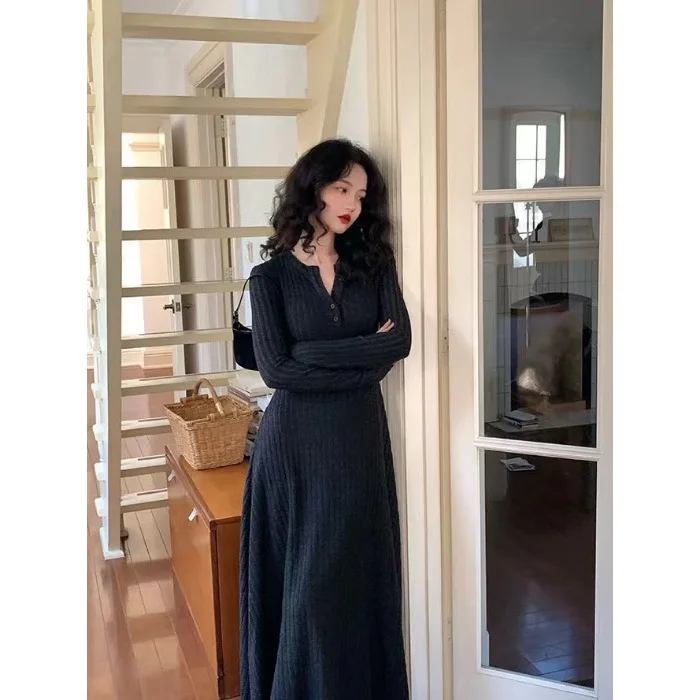 Abiti da donna Abito da ricevimento per donna 2025 Estate Cupro Colorblock Smocking Collo a lupetto Resort Bohemian Flowy Traspirante Tenero