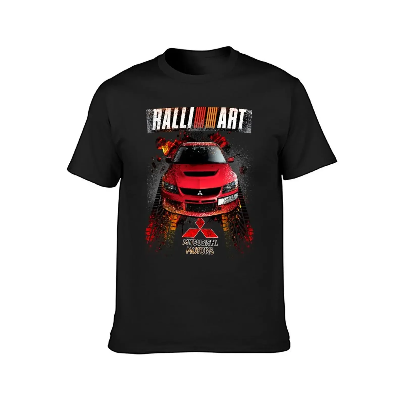 Ralliart Evo IX design T-Shirt vintage clothes blue archive big and tall t shirts for men