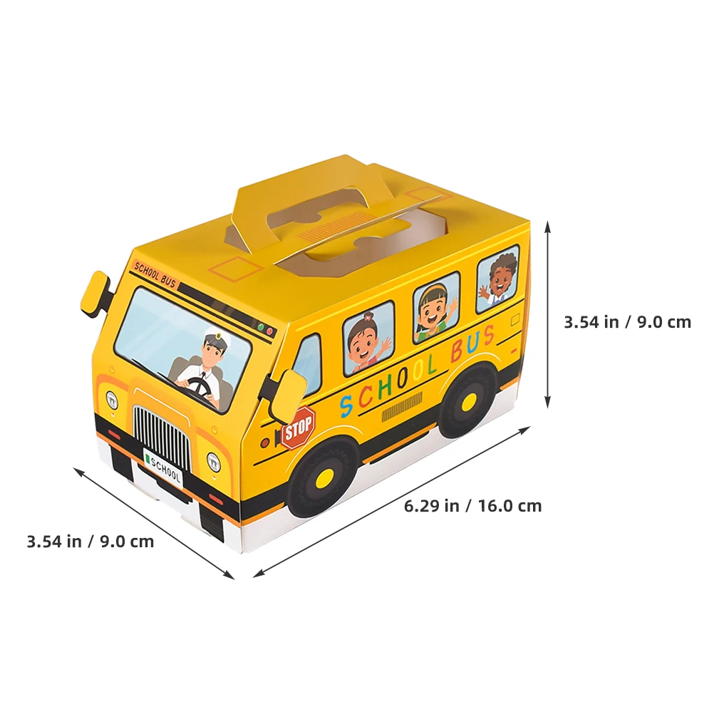 

12pcs Back To School Candy Box Packaging Box Sweets Container Party Favor Boxes Biscuit Case Treat Box Present Box Gift Boxes