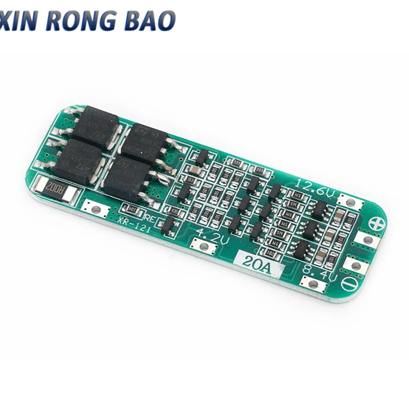 3S 20A Li-ion Lithium Battery Charger Protection Board 18650 BMS For Drill Motor 111.1V 12V 12.6V Enhance Balance