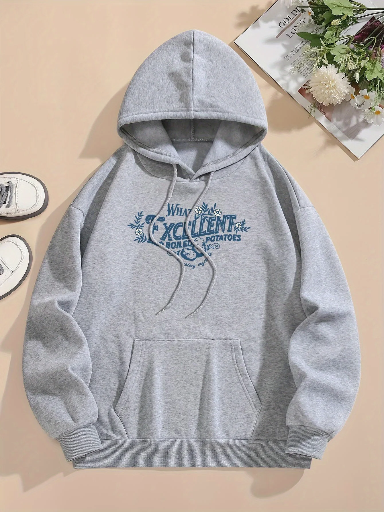 

Graphic Printing Autumn and Winter Pure Cotton Men's and Women's Hoodies Casual Outdoor Street Sports Training Brand Trend