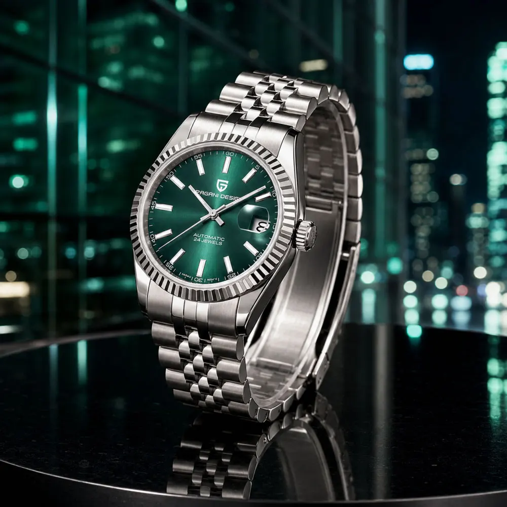 Men's Automatic Mechanical Watch, Waterproof & Stylish