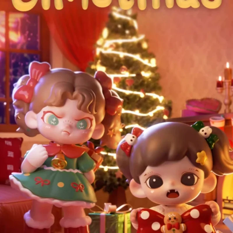 New Dora Give Me Christmas Gifts Series Hanging Card Tide Play Model Toy Christmas Limited Hanging Card Collectible Model Gifts