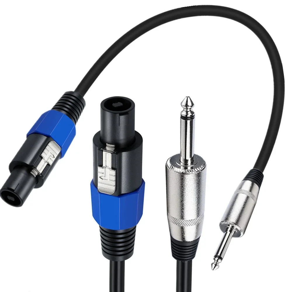 Speaker Cable Speakon Male Connector To 1/4\