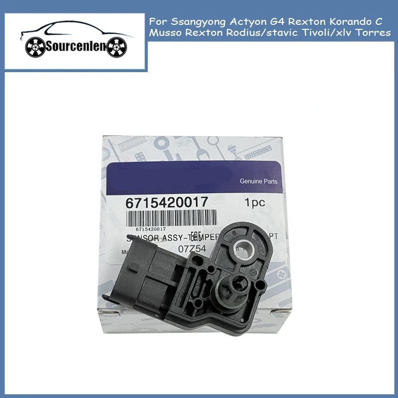 Temperature Map Sensor For Ssangyong Actyon G4 Rexton Korando C Musso Rexton Rodius/stavic Tivoli/xlv Torres 6715420017