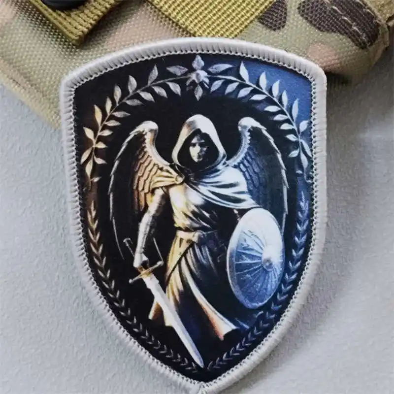 Parche táctico San Miguel Arcángel – Insignia moral con velcro - imagen 4