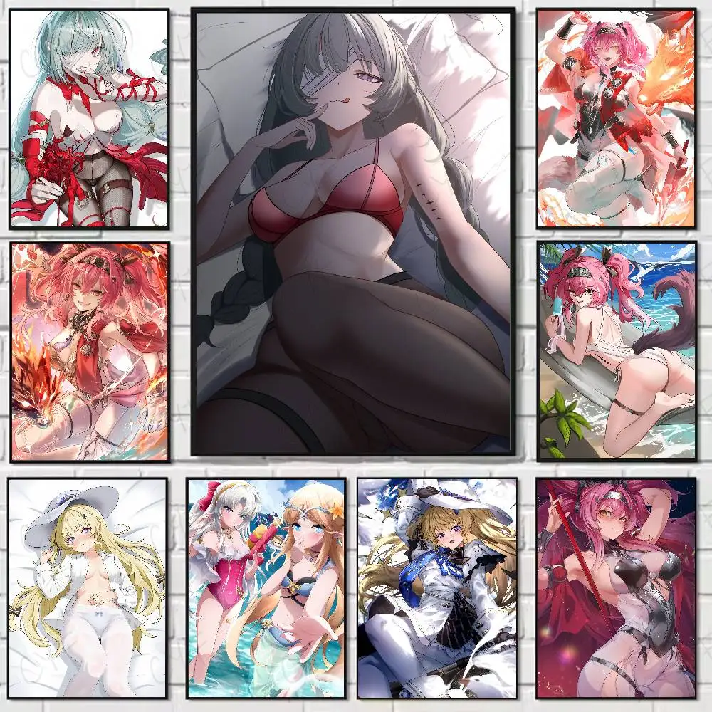 

Wuthering Lupa Phoebe Poster Home Living Bed Room Bar Hallway Sticky Wall Art Printing Waterproof Aesthetic Decor