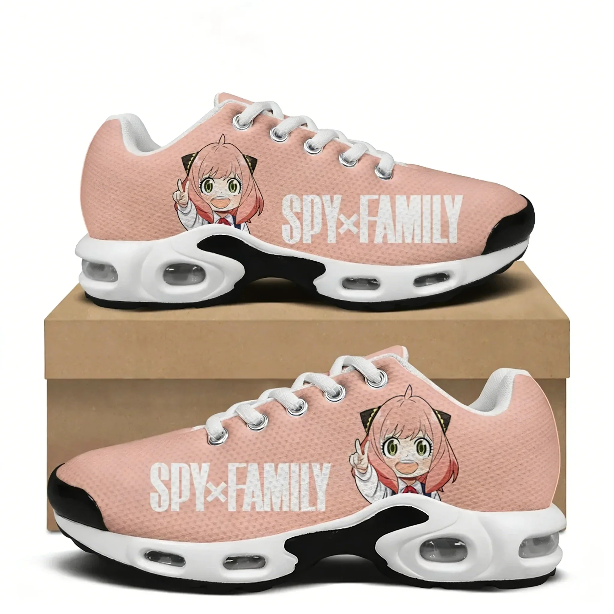 

SPY×FAMILY Air Cushion Sneakers Mens Womens Teenager Lightweight Sports Shoes High Quality Custom Couples Leisure Mesh Sneaker