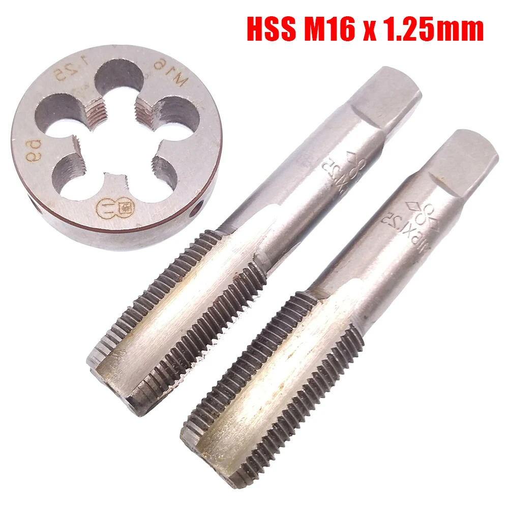 

Taper Tap Die Accessories Die Metric High Speed Steel M16 X 1.25mm Parts Thread Right Hand Home Durable Universal