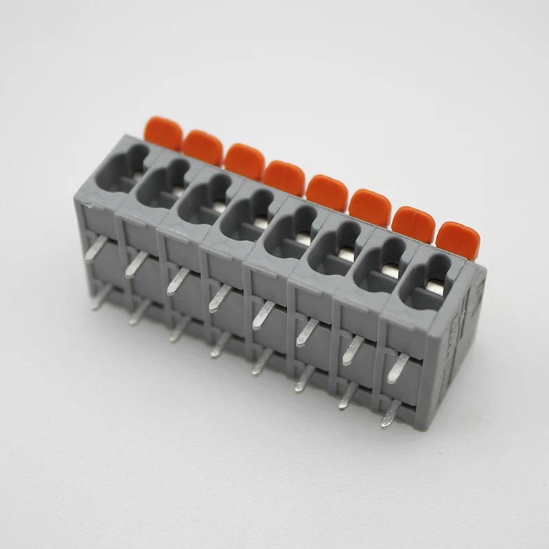 25Pcs/50PCS PCB terminal block DA806R 2604 2.5mm² spacing 5.0 mm pitch gray 2604-1102 3 4 5 6