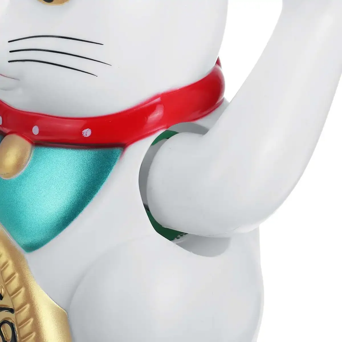 บ้านตกแต่งจีน Feng Shui แมว Tomi สีขาว Lucky Jinbao/แมว Lucky สีขาวทองที่ดีที่สุด Lucky Cat ตกแต่ง