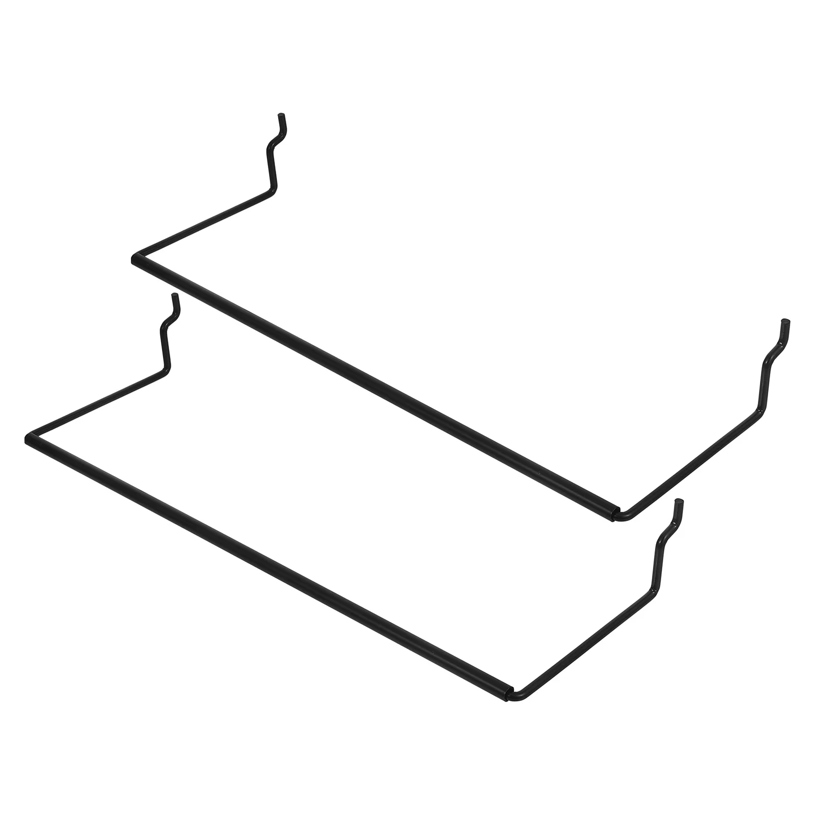 

2pcs Paper Pegboard Supplies Holder Wall Mount Iron Pegboard Organizer For Bathroom Kitchen Workshop Metal Storage Rack