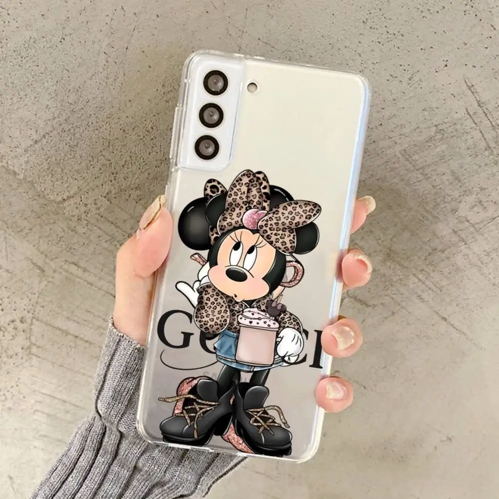 حافظة لهاتف سامسونج جالاكسي S 20 30 21 22 23 24 A 30 50 31 32 51 70 71 72 73 Plus حافظة شفافة