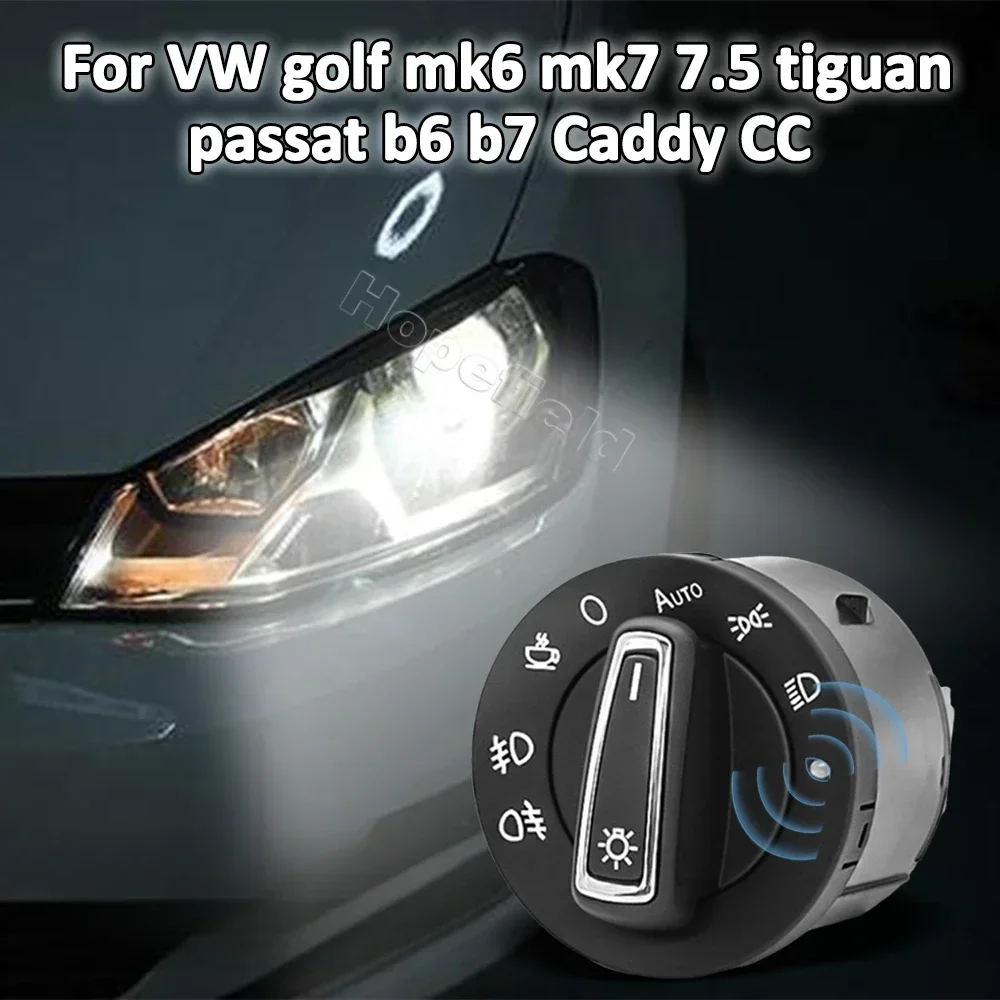 

Green Led auto heaadlignt switch button for lamp control for skoda Superb octavia 3 2 Superb upgrade interior