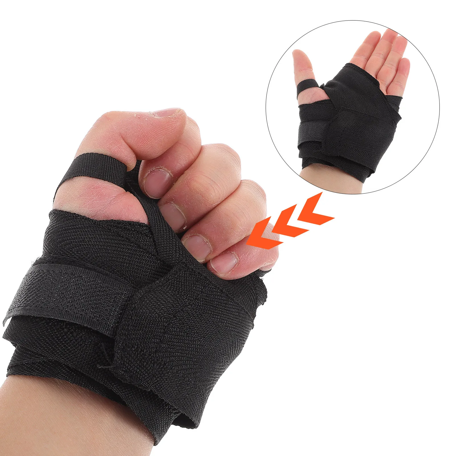 لفافات يد الملاكمة من Mma مصنوعة من القطن قابلة للتنفس ودعم معصم مريح متعدد الاستخدامات لفافات المعصم الرياضية القتالية المتعددة للملاكمة