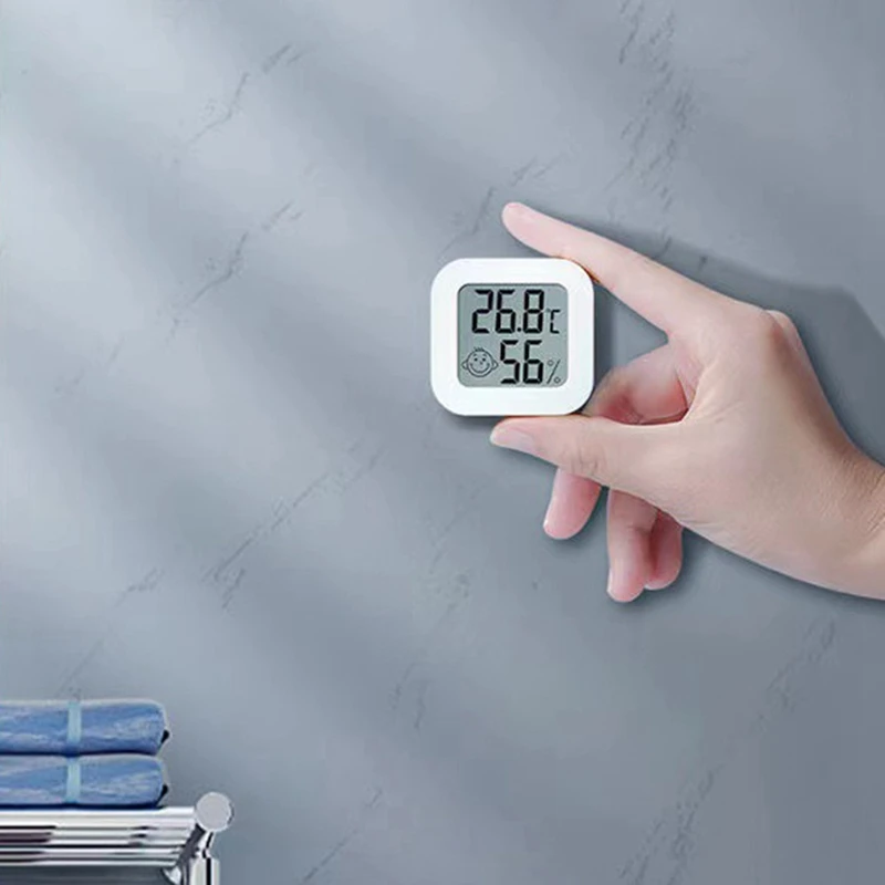 Mini Digital Thermometer Hygrometer Indoor Room Humidity Gauge Meter LCD Display Temperature Sensor Gauge