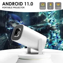 Smart Mini Projector Android 11 WiFi6 Support 4K 1080P BT5.0 Projector 1280*720P Home Cinema Portable Projector