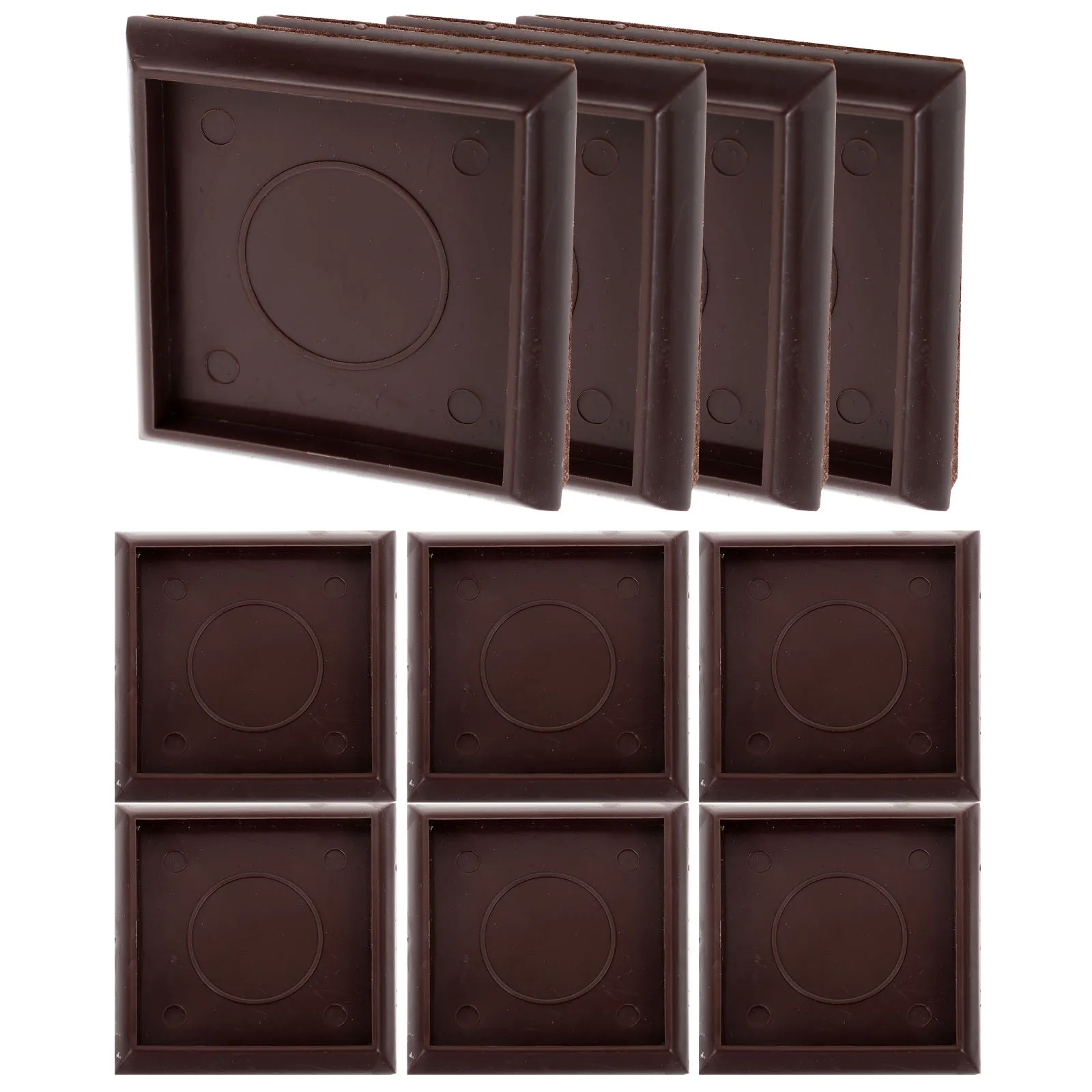 10 قطعة منصات الساق الأثاث كرسي الساق يغطي الجدول حافظات الأرضية للأرضيات الصلبة أكواب العجلات البلاستيكية المضادة للانزلاق عجلة الحصير