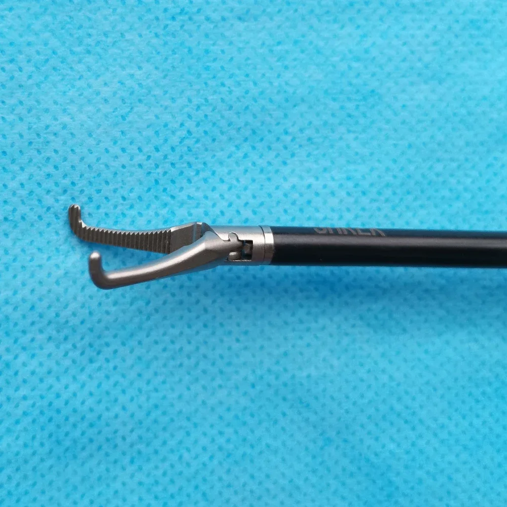 High quality 5*330mm surgical instrument laparoscopic right angle forceps