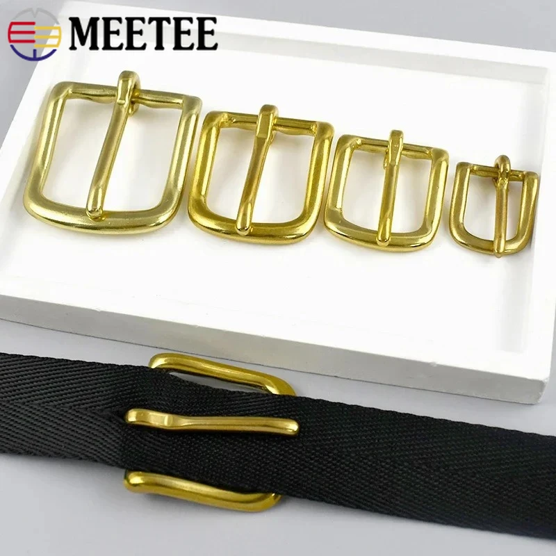 2/5P 13-38 مللي متر الصلبة حزام من النحاس أبازيم للرجل الحيوانات الأليفة طوق دبوس مشبك حزام استبدال المشبك الأجهزة الخياطة اكسسوارات