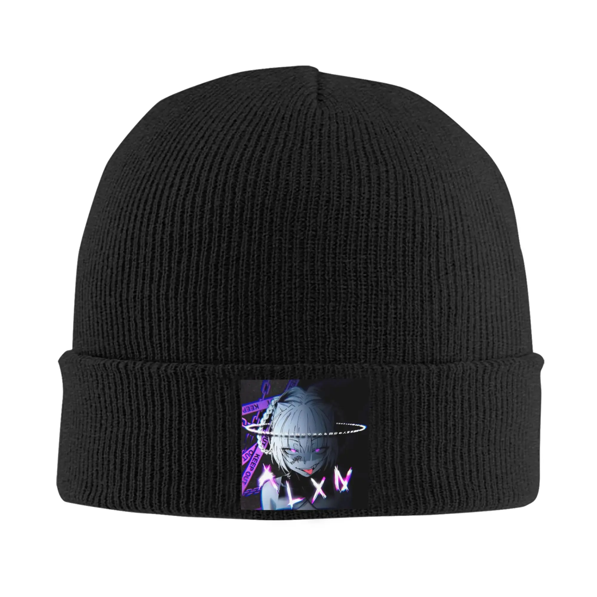 Call of the Night Nazuna Knitting Hat  Beanie Hats Kpop Elastic Female Male Bonnet Hats Autumn Graphic Vintage Caps Gift Idea