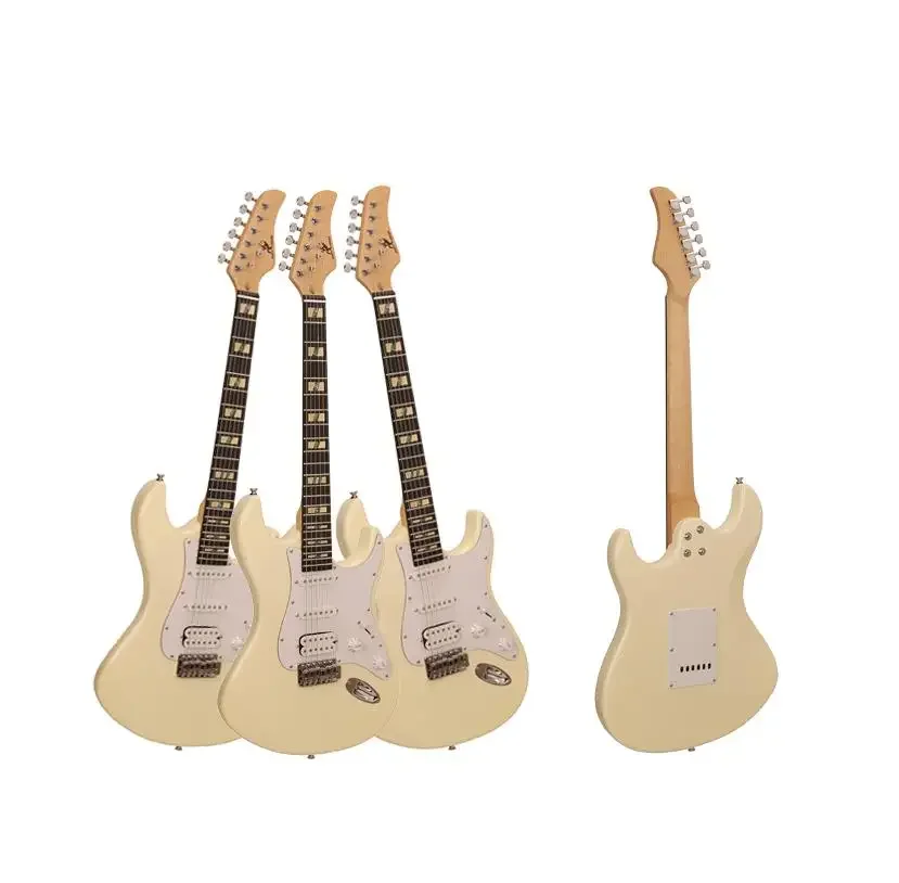 Hot selling high-quality electric guitars made in China with glossy finishes Wholesale price of student electric guitars