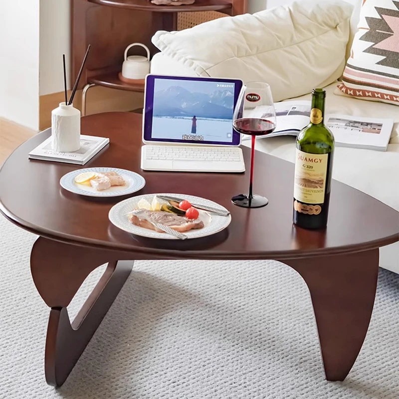 الحد الأدنى طاولة القهوة الدائمة الجمالية العتيقة مصمم طاولة القهوة الديكور الخشب ميسا أثاث غرفة المعيشة المساعدة