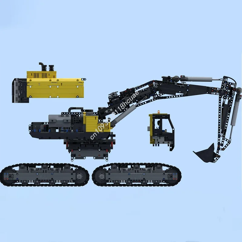 3797PCS MOC Vehicles Technics 2020 Volvos Excavator Stacking Blocks Models Building Sets Adults Toys Figures Hobby Collectibles