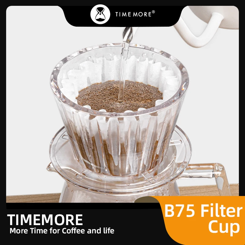 TIMEMORE Crystal Eye B75 Coffee Filter For Trave Office Kitchen House