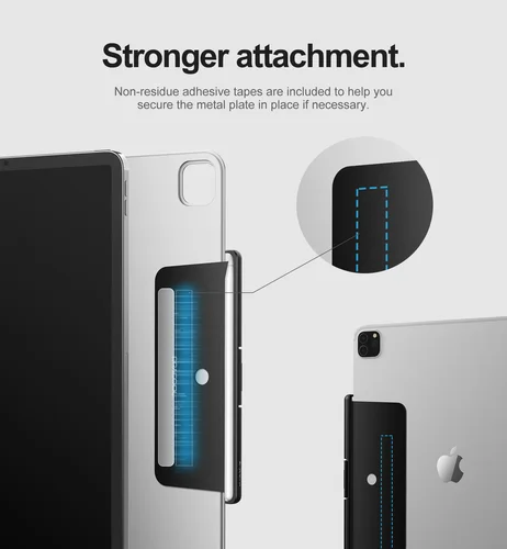 Imagen 2 del producto Portalápices para Apple Pencil 2.a generación, Compatible con Magic Smart Keyboard Folio diseñado para iPad Stylus Holder