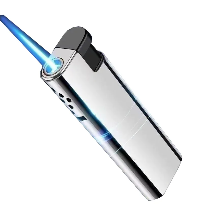 Windproof Lighter, Flame Jet, High-Power Cigar Torch Lighter, Kitchen Barbecue, Men'S Smoking