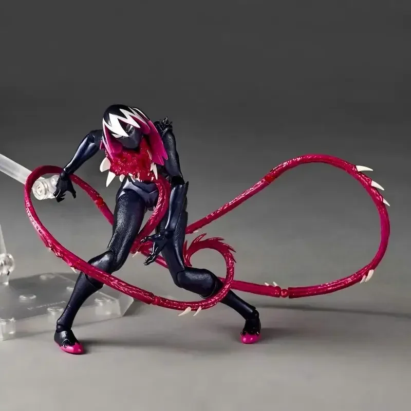 Nouveau KO Symbiote Gwenom figurine Kaiyodo Revoltech incroyable Yamaguchi Gwenom vénomisé Gwen Stacy Anime modèle cadeau jouets