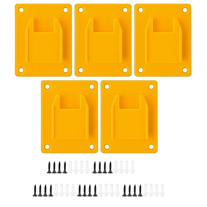 

5 Pieces Tool Mount Compatible With Dewalt 20V, 12V Drill, Also Compatible With M18 Tool Holder