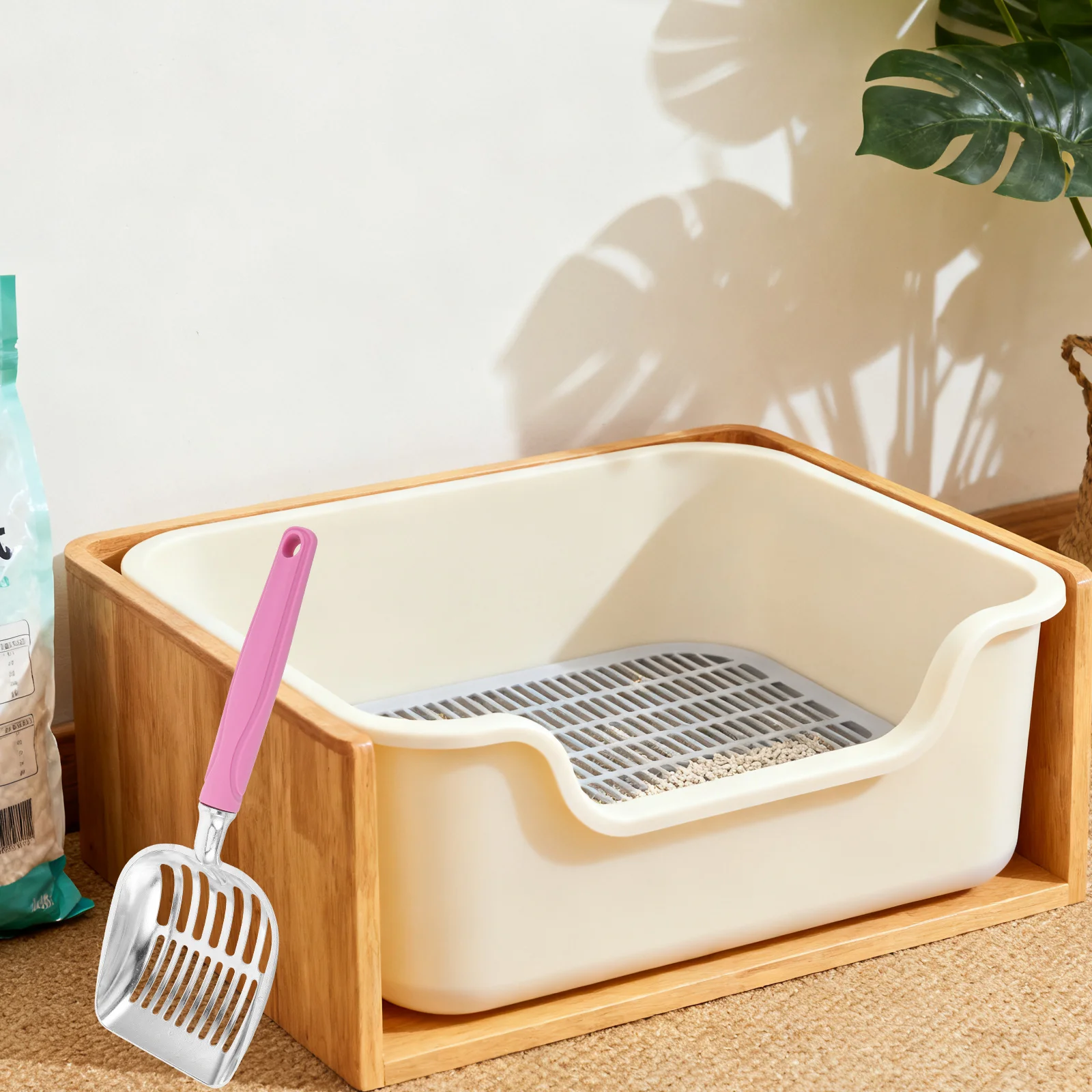 

Pet Cat Litter Scoop 30.6X10.9X4.5Cm Stainless Steel Mesh Shovel Heavy Duty Sifting Cleaner For Cats Dogs Reptile