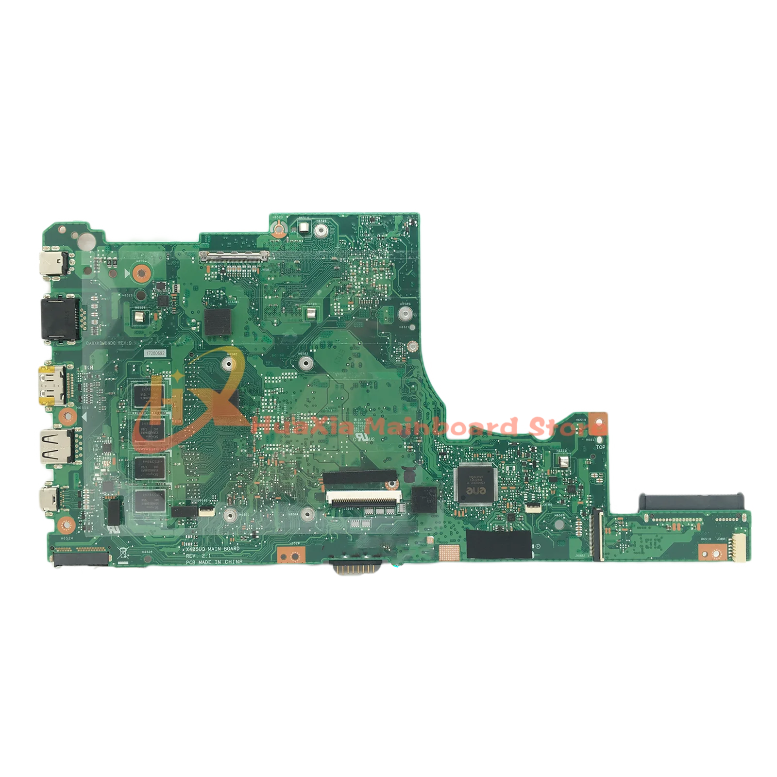 Placa-mãe portátil para ASUS, Mainboard para S4100U, X405UA, X405URP, X405UR, X405UB, A405U, V405U, S405U, K405U, F405U, I3, I5, I7, 4GB, 8GB