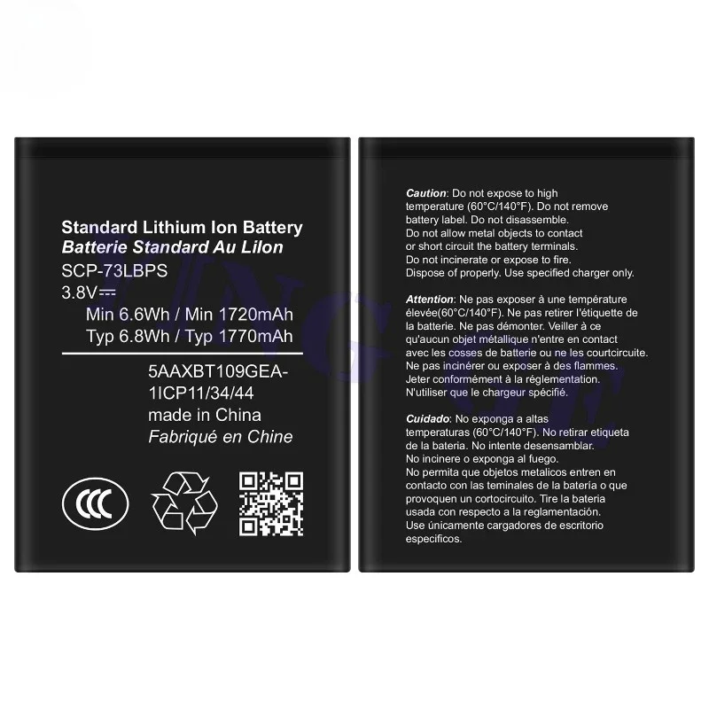 SCP-73LBPS for Kyocera DuraXV Extreme/E4810 Mobile Phone Batteries High Quality High Capacity Battery Replacement Bateria